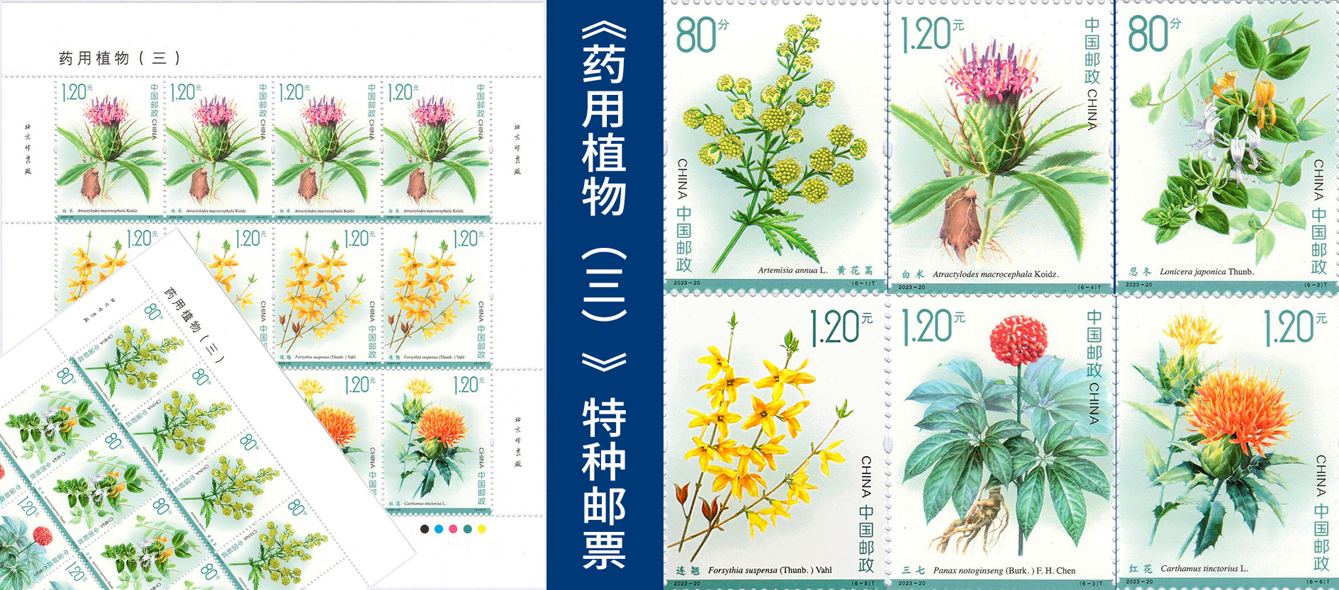 《药用植物（三）》特种邮票
